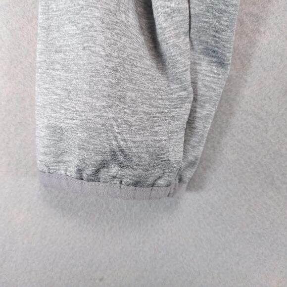 Gaiam Time to Train 1/4 Zip Hoodie Men's M Long Sleeve Gray Zipper Pocket Raglan - Picture 10 of 10